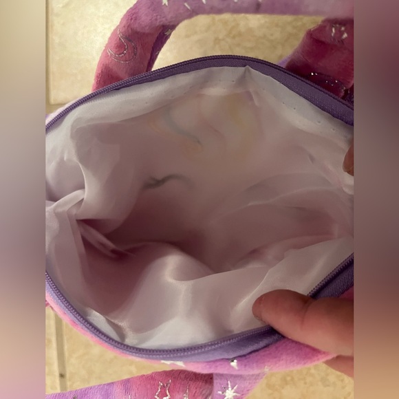 Unicorn Plush Pink & Purple Crossbody/Purse NWOT - Picture 4 of 5